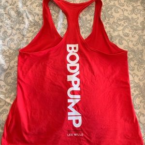 Red Les Mills Bodypump Tank